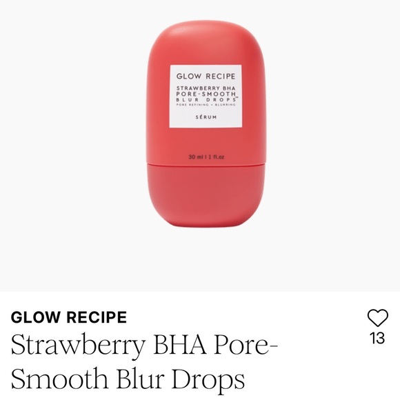 Glow Recipe Strawberry BHA Pore-Smooth Blur Drops - Picture 4 of 4